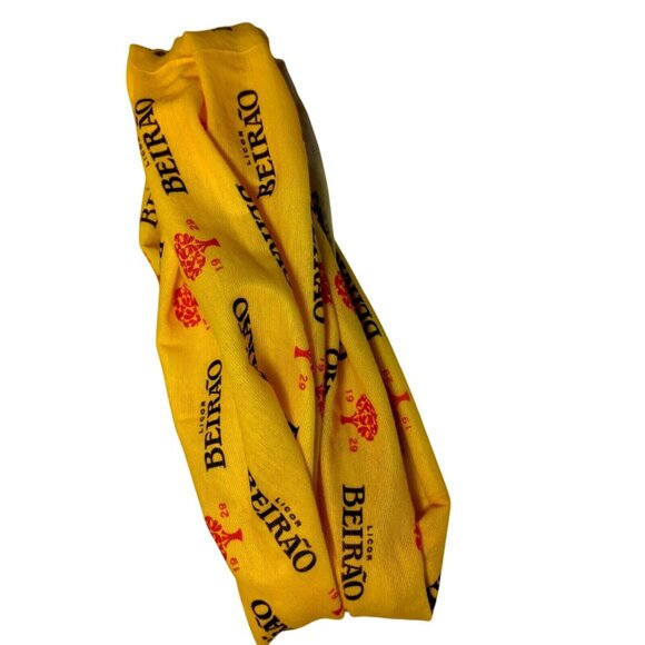 Licor Beirao Multi Purpose Face Mask Neck Holder Spirits Liquor Portugal Yellow - Picture 7 of 7